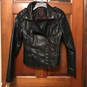 Faux Leather Jacket